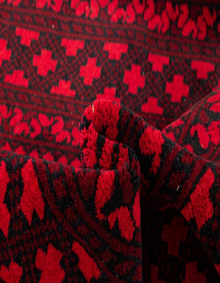 Detail image of  3' 5 x 6' 2 Afghan Wool Rug