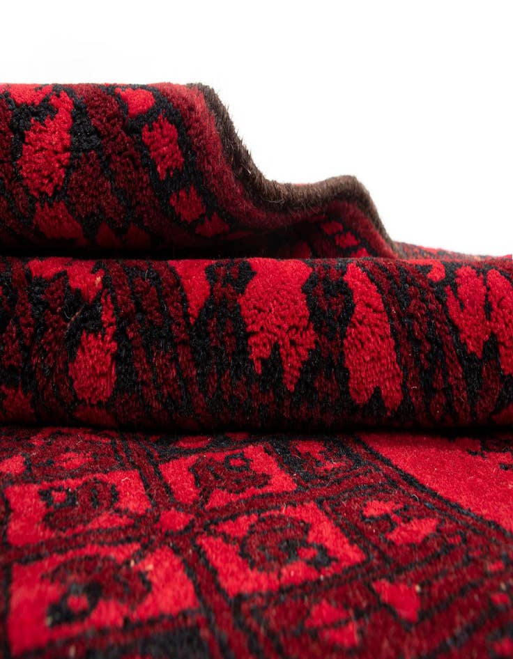 Detail image of  3' 5 x 6' 2 Afghan Wool Rug