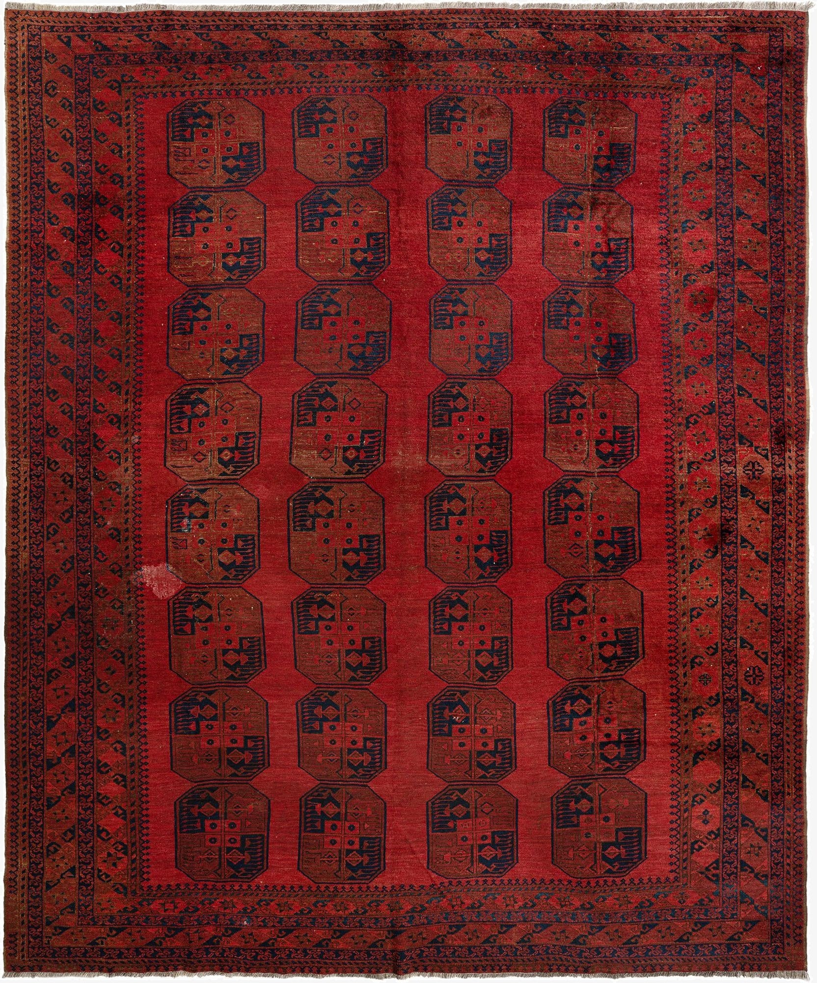  9' 10 x 12' 2 Afghan Wool Rug