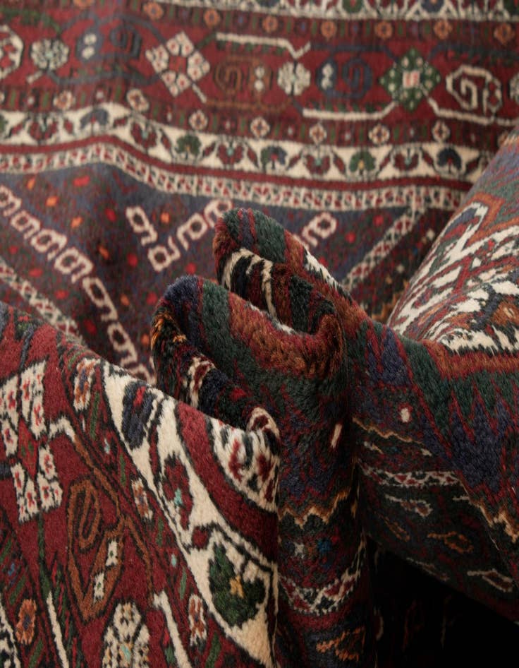 Detail image of  4' 1 x 6' Afshar Wool Rug