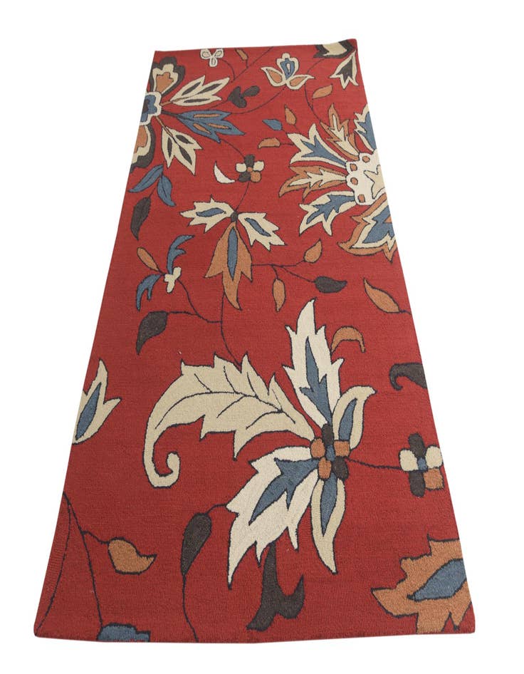 Detail image of  5' x 8' Agra Wool Rug