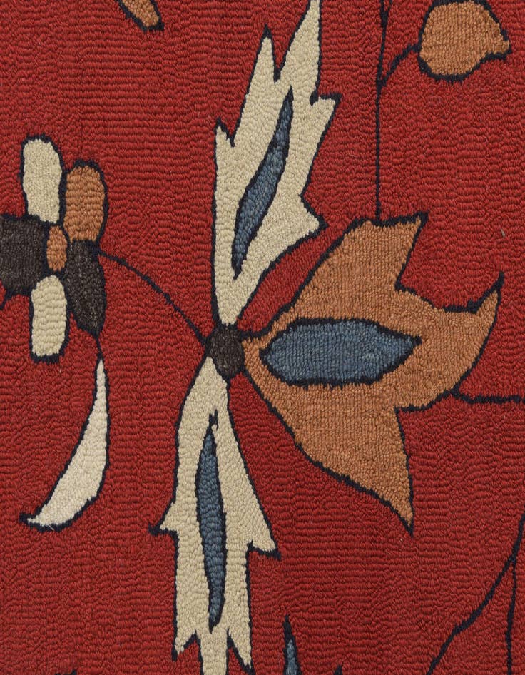 Detail image of  5' x 8' Agra Wool Rug