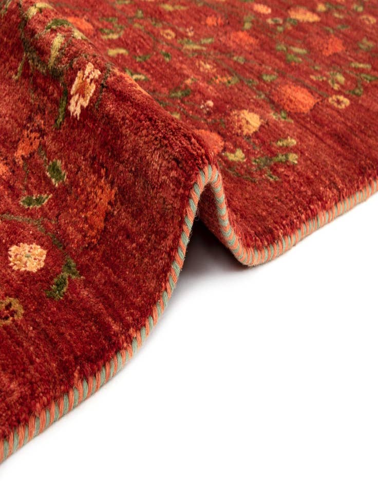 Detail image of 5' 8 x 8' 1 Hand Knotted Amaleh Persian Wool Rug