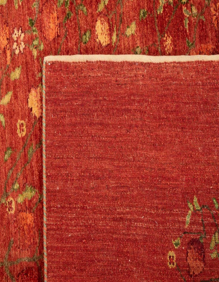 Detail image of 5' 8 x 8' 1 Hand Knotted Amaleh Persian Wool Rug