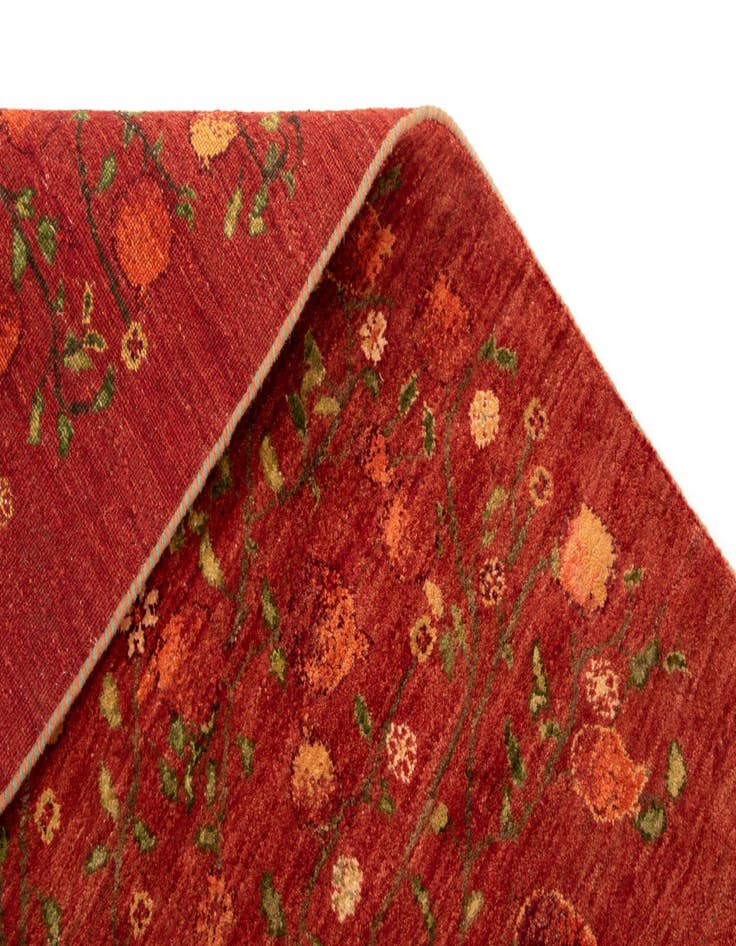 Detail image of 5' 8 x 8' 1 Hand Knotted Amaleh Persian Wool Rug