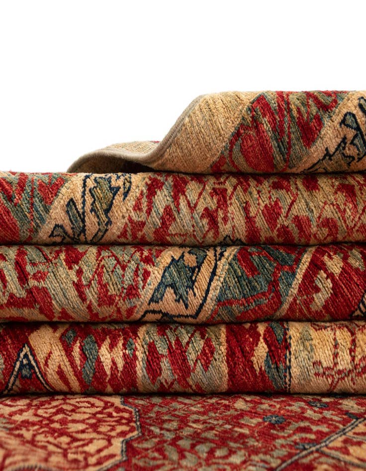 Detail image of  12' 2 x 17' 5 Amina Wool Rug