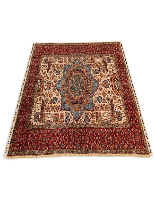 Detail image of  5' 7 x 8' 4 Amina Wool Rug