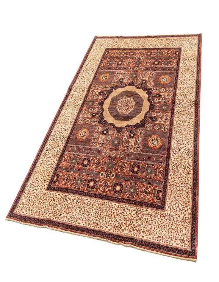 Detail image of  6' x 8' 10  Hand Knotted Amina Rug