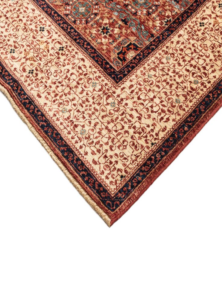 Detail image of  6' x 8' 10  Hand Knotted Amina Rug