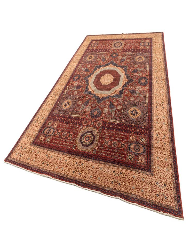 Detail image of  9' 9 x 13' 9  Hand Knotted Amina Rug