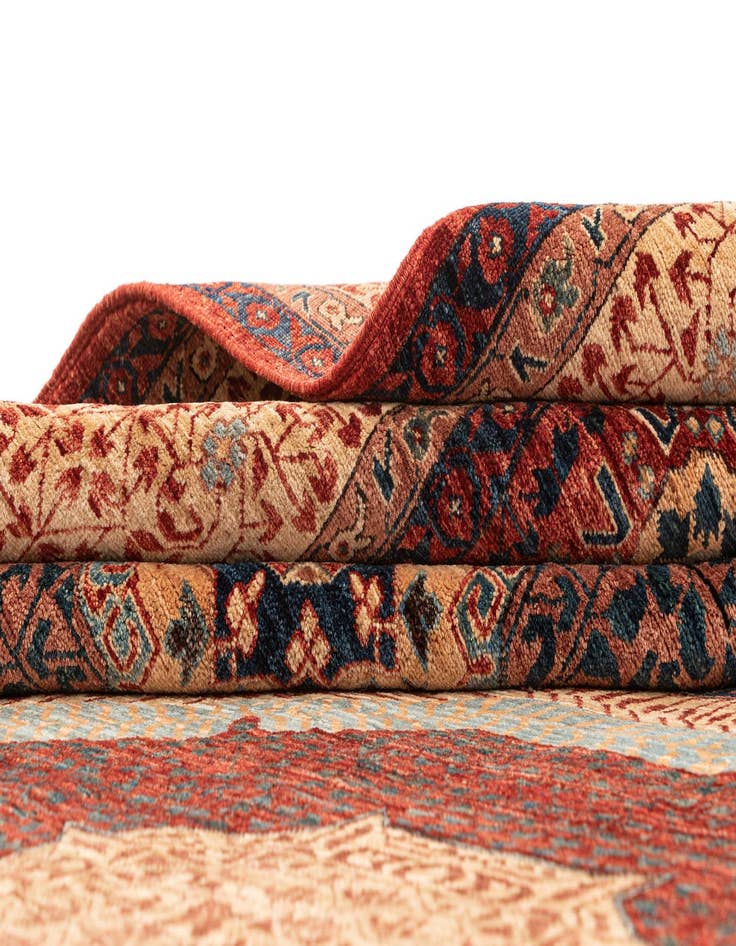 Detail image of  9' 9 x 13' 9  Hand Knotted Amina Rug