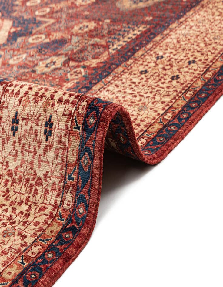 Detail image of  9' 8 x 13' 11  Hand Knotted Amina Rug