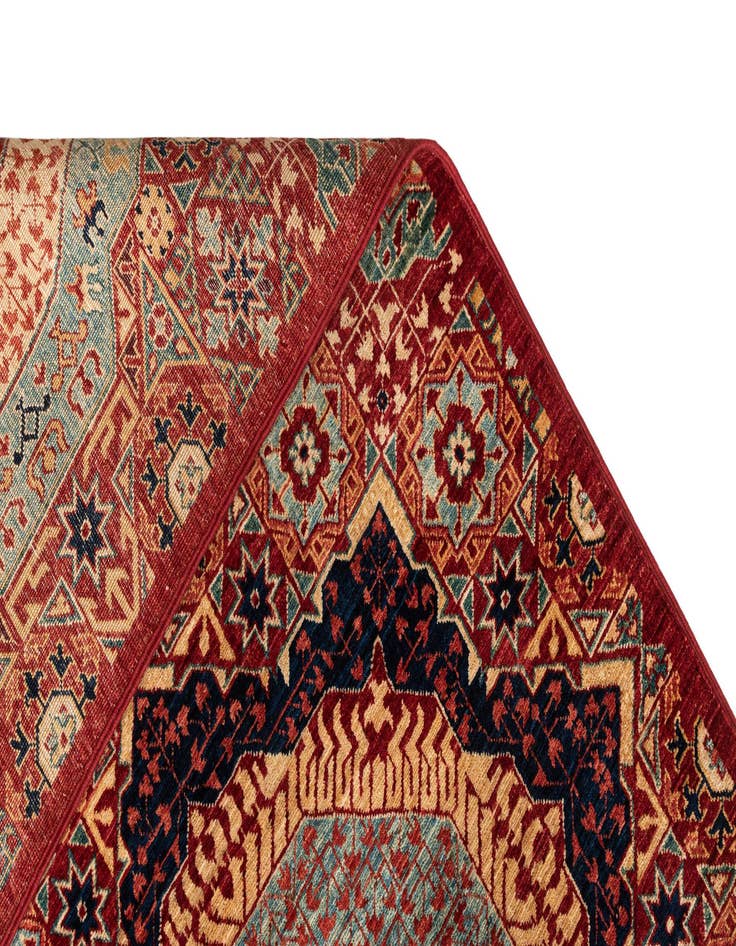 Detail image of  2' 11 x 24' 5  Hand Knotted Amina Rug