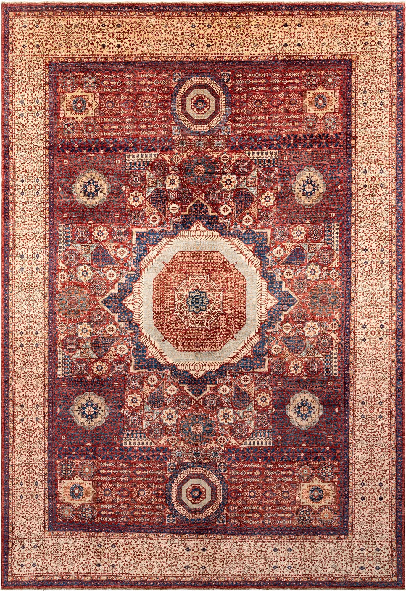  9' 8 x 13' 11  Hand Knotted Amina Rug