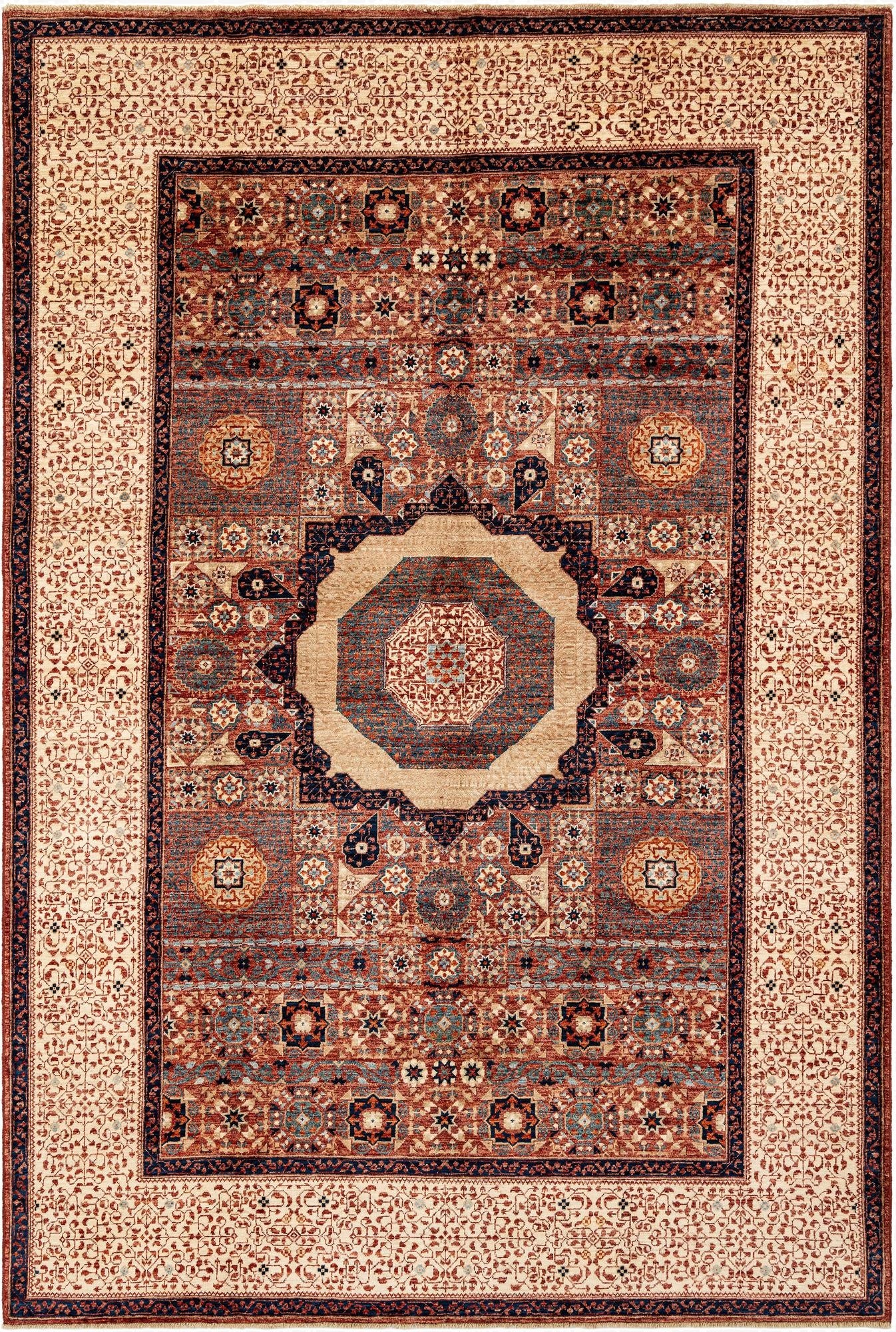  6' x 8' 10  Hand Knotted Amina Rug
