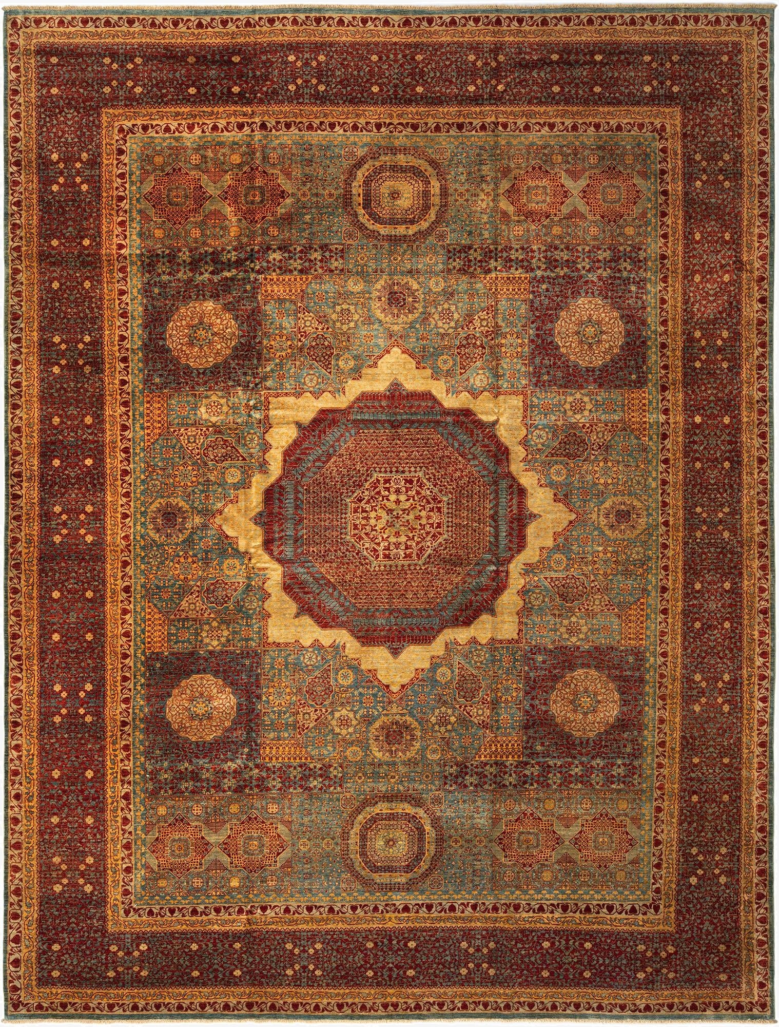  11' 10 x 15' 8 Amina Wool Rug
