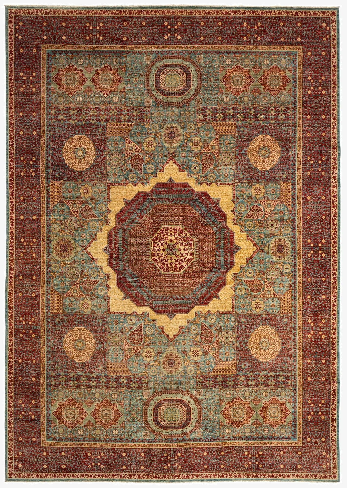  9' 11 x 13' 11 Amina Wool Rug