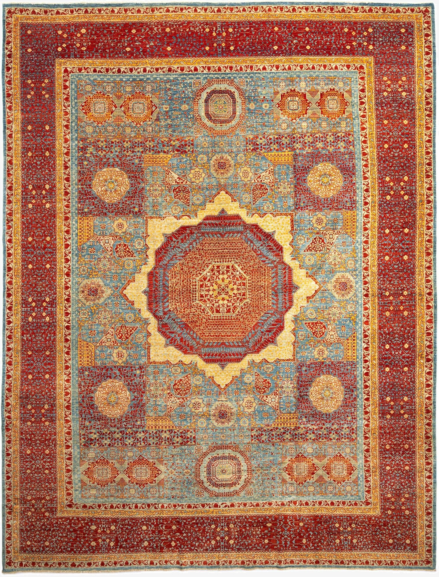  11' 9 x 15' 7 Amina Wool Rug