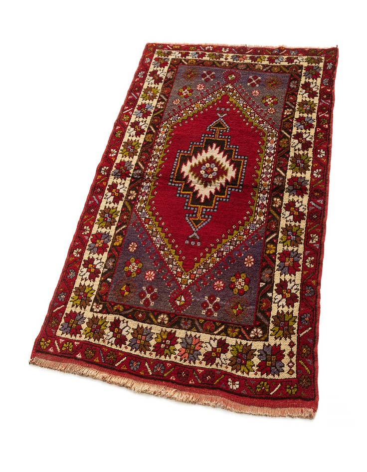 Detail image of  3' 8 x 5'  Hand Knotted Anatolian Wool Rug