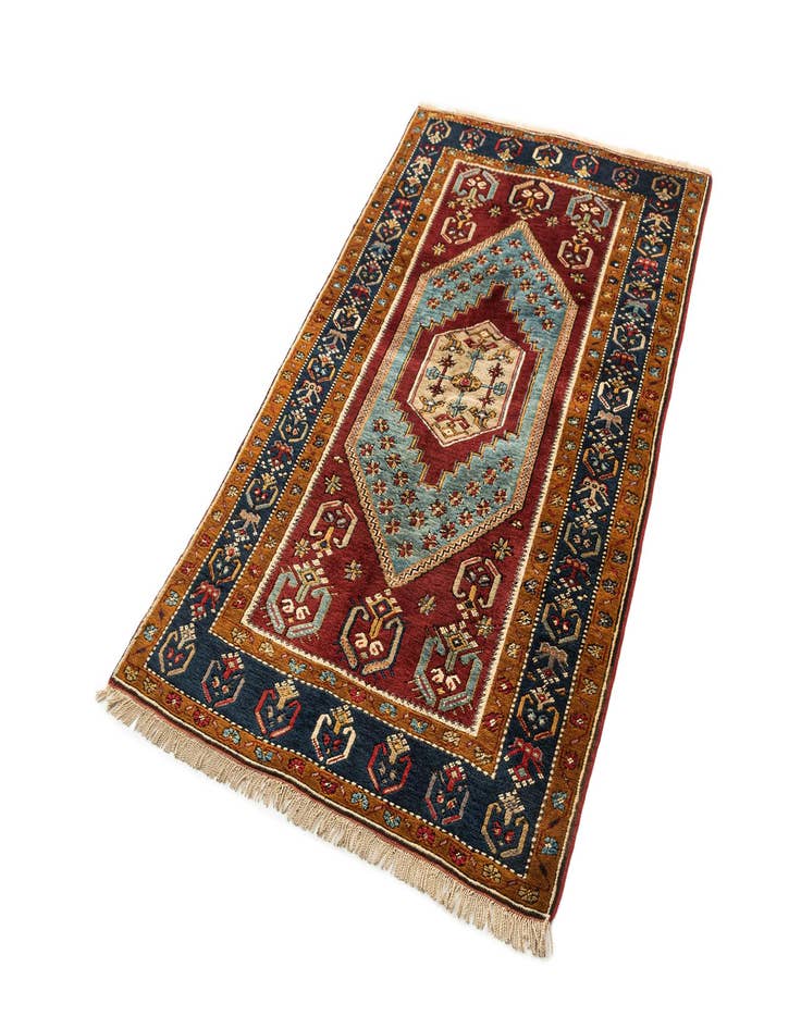 Detail image of  3' 8 x 6' 6  Hand Knotted Anatolian Oriental Wool Rug