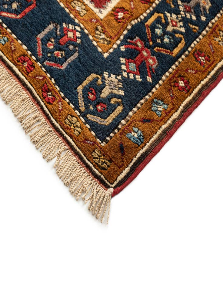 Detail image of  3' 8 x 6' 6  Hand Knotted Anatolian Oriental Wool Rug