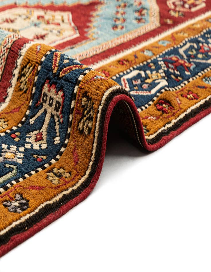 Detail image of  3' 8 x 6' 6  Hand Knotted Anatolian Oriental Wool Rug