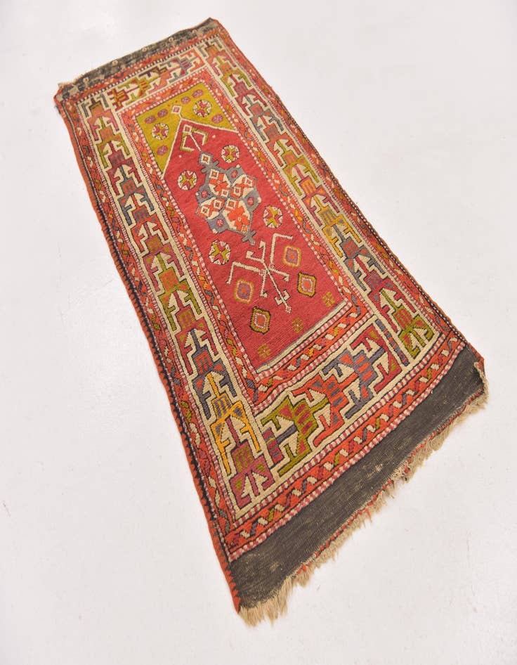 Detail image of  2' 7 x 5' 2  Hand Knotted Anatolian Oriental Wool Rug