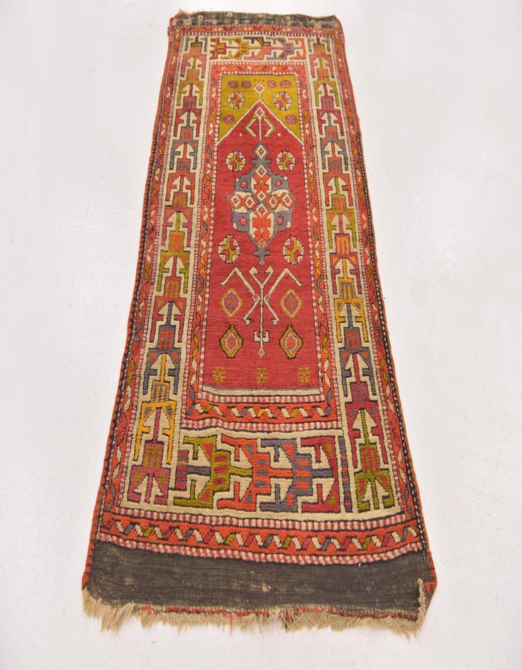 Detail image of  2' 7 x 5' 2  Hand Knotted Anatolian Oriental Wool Rug