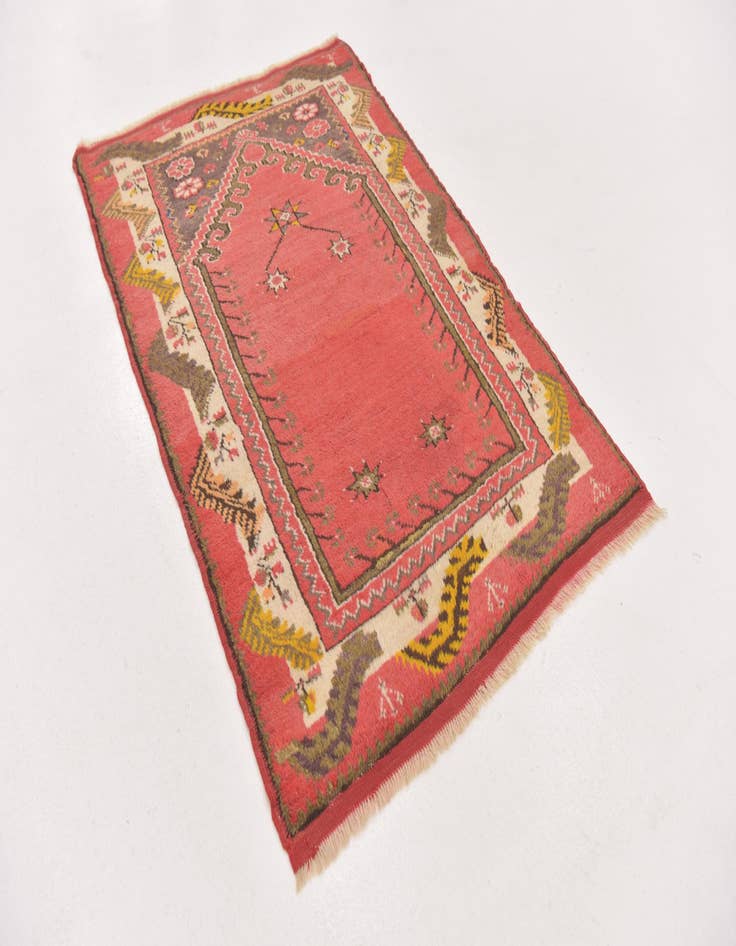 Detail image of  3' x 4' 7  Hand Knotted Anatolian Wool Rug