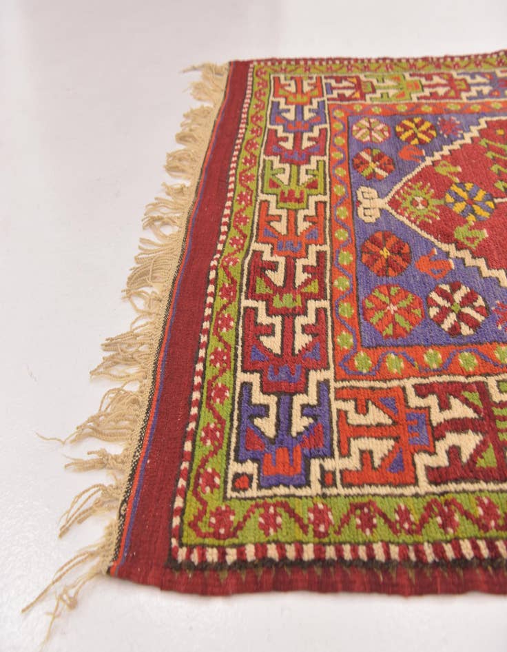 Detail image of  3' x 5' 2  Hand Knotted Anatolian Wool Rug