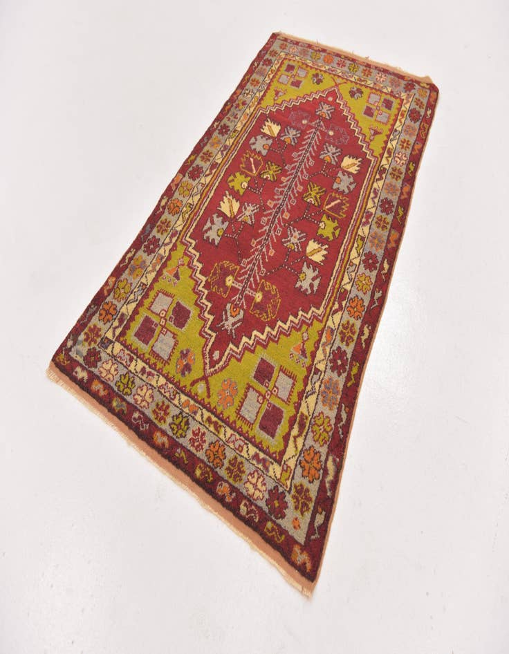 Detail image of 3' x 5' 4 Hand Knotted Anatolian Oriental Wool Rug