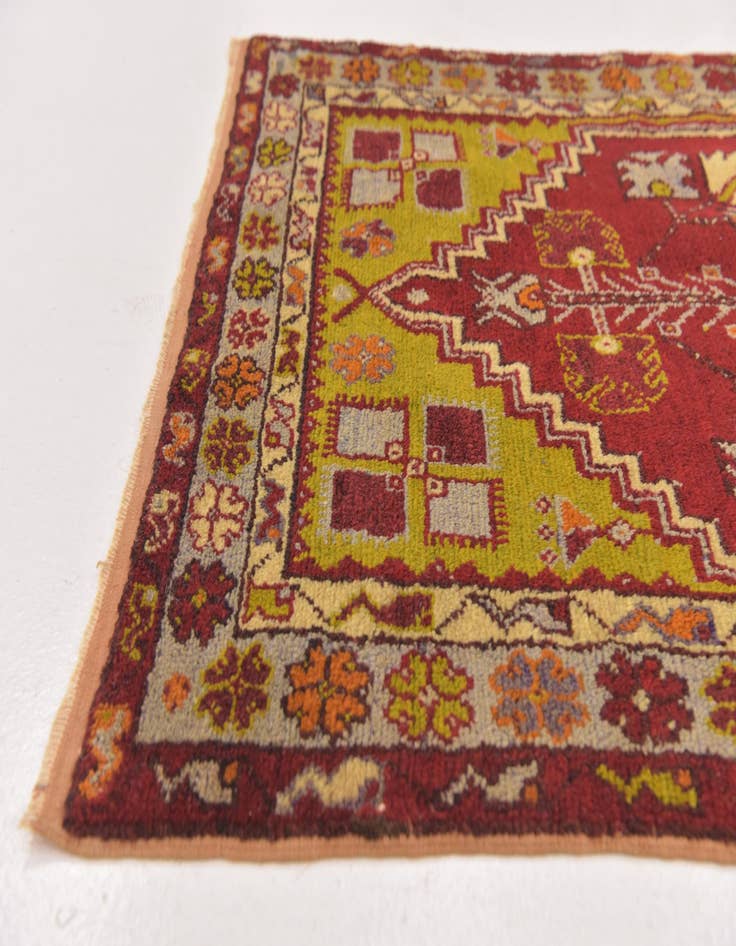Detail image of 3' x 5' 4 Hand Knotted Anatolian Oriental Wool Rug