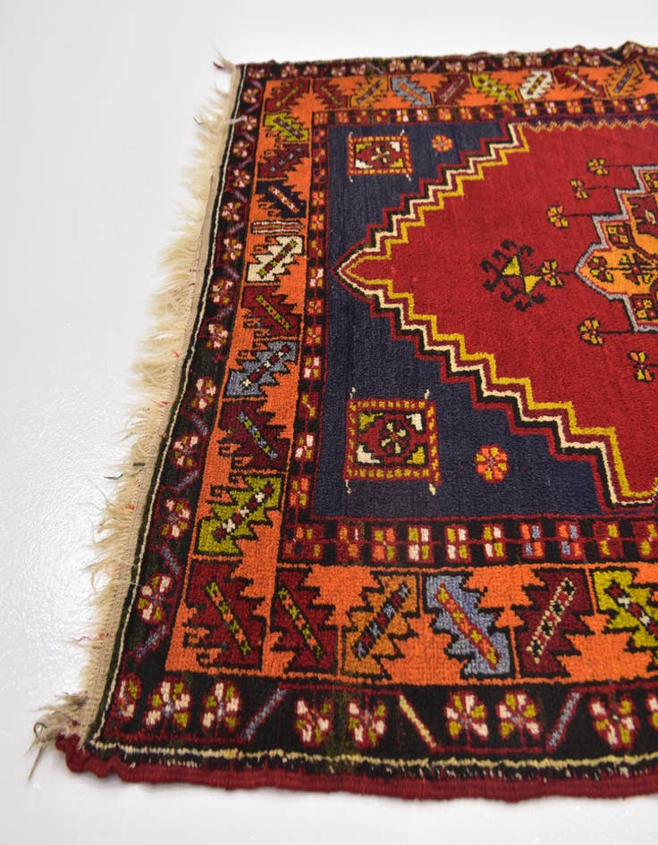 Detail image of  3' 6 x 5' 8  Hand Knotted Anatolian Wool Rug