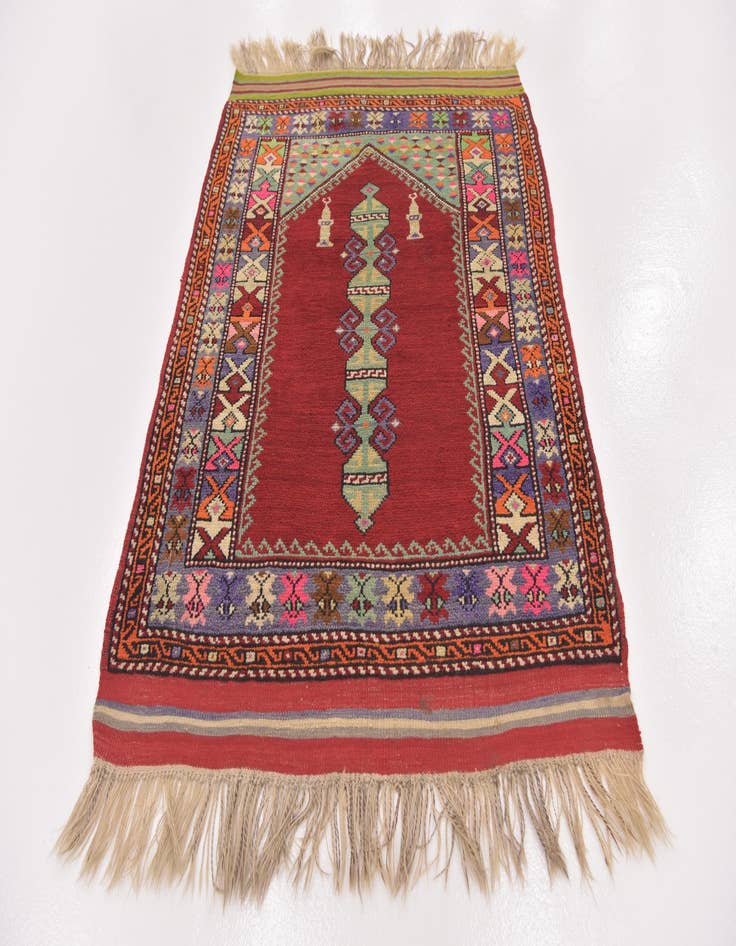 Detail image of  3' 5 x 4' 9  Hand Knotted Anatolian Wool Rug