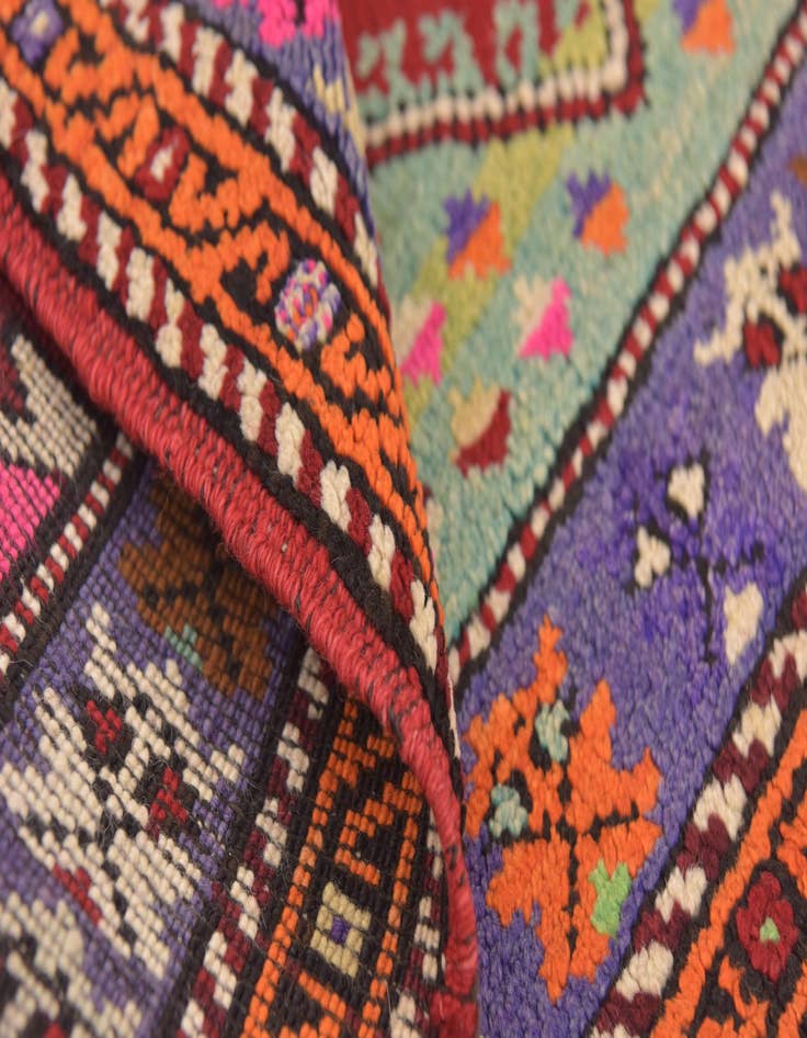 Detail image of  3' 5 x 4' 9  Hand Knotted Anatolian Wool Rug