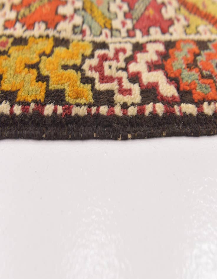 Detail image of  3' 5 x 5'  Hand Knotted Anatolian Wool Rug