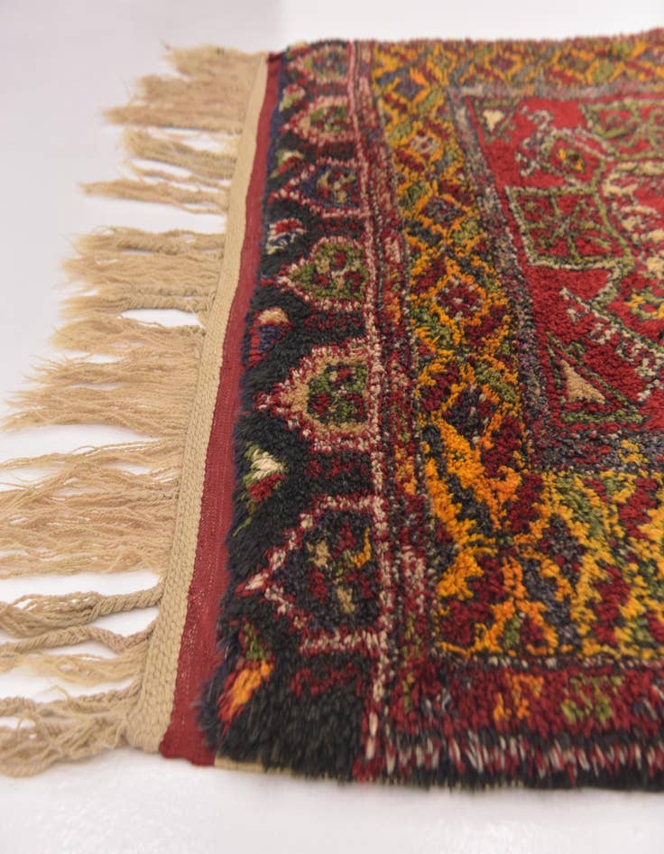 Detail image of  4' 2 x 6' 10  Hand Knotted Anatolian Wool Rug
