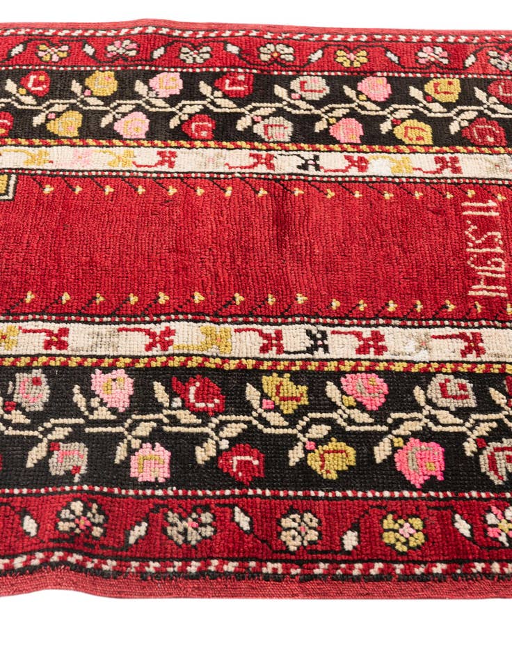 Detail image of  3' 1 x 4' 8  Hand Knotted Anatolian Oriental Wool Rug