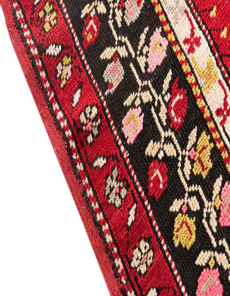 Detail image of  3' 1 x 4' 8  Hand Knotted Anatolian Oriental Wool Rug