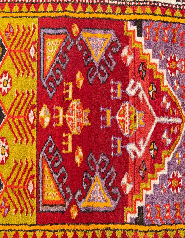 Detail image of  3' x 4' 10  Hand Knotted Anatolian Oriental Wool Rug