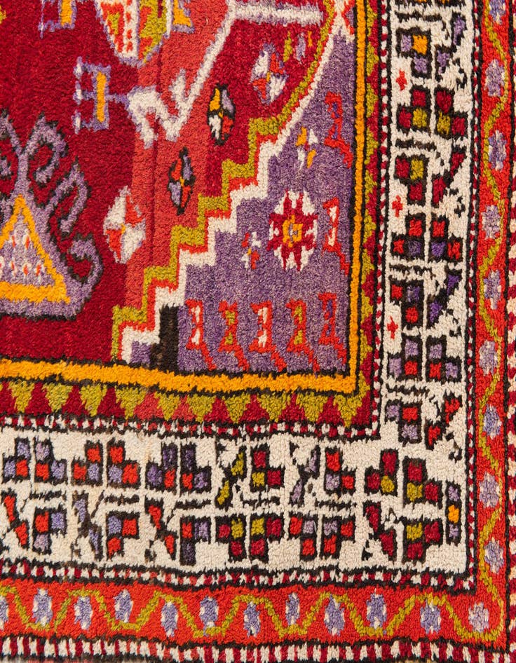 Detail image of  3' x 4' 10  Hand Knotted Anatolian Oriental Wool Rug