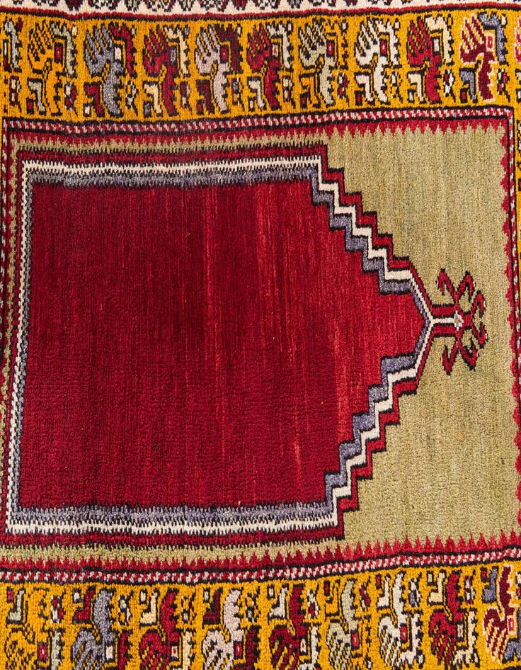 Detail image of  3' 3 x 5' 2  Hand Knotted Anatolian Wool Rug