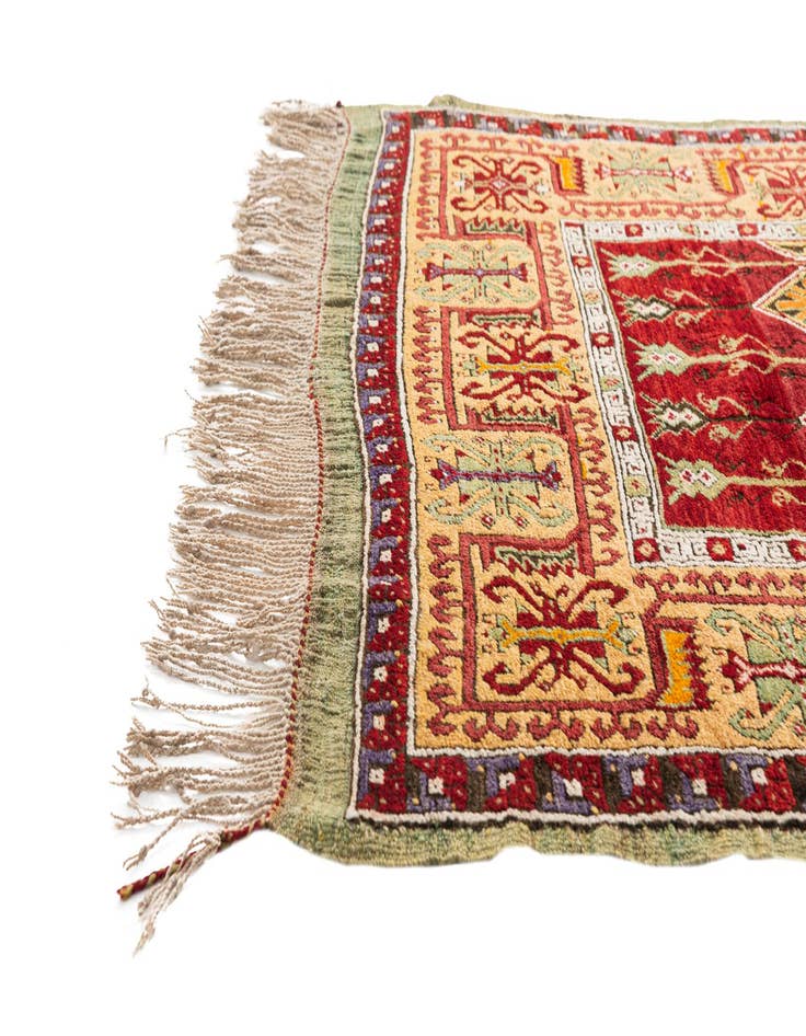 Detail image of  4' x 6' 3  Hand Knotted Anatolian Oriental Wool Rug