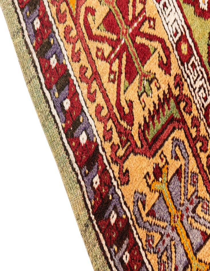 Detail image of  4' x 6' 3  Hand Knotted Anatolian Oriental Wool Rug