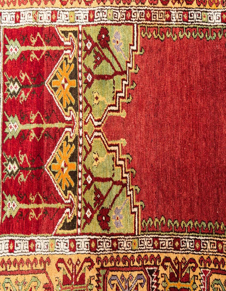 Detail image of  4' x 6' 3  Hand Knotted Anatolian Oriental Wool Rug