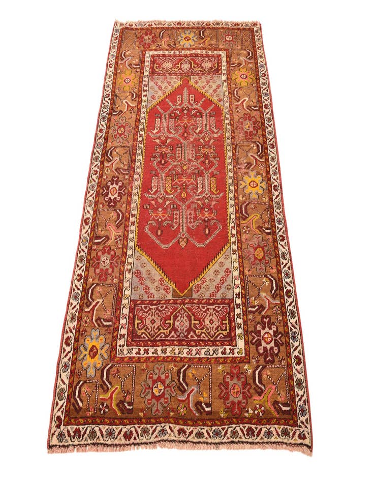 Detail image of 3' 4 x 5' 3 Hand Knotted Anatolian Oriental Wool Rug