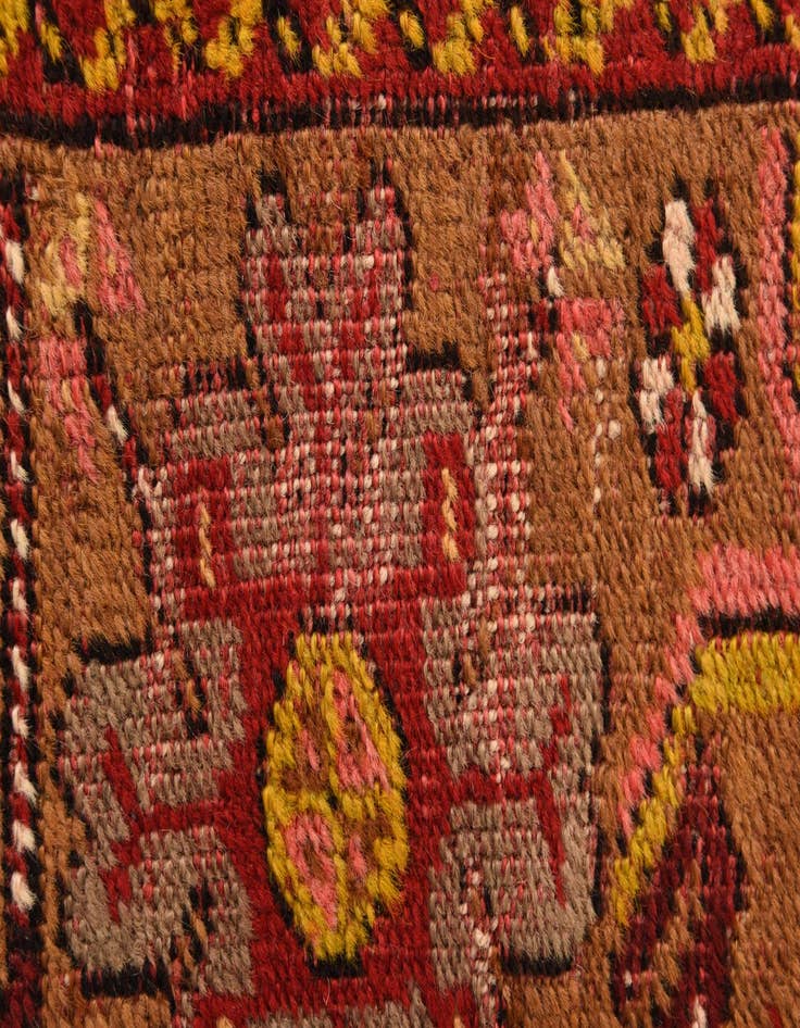 Detail image of 3' 4 x 5' 3 Hand Knotted Anatolian Oriental Wool Rug