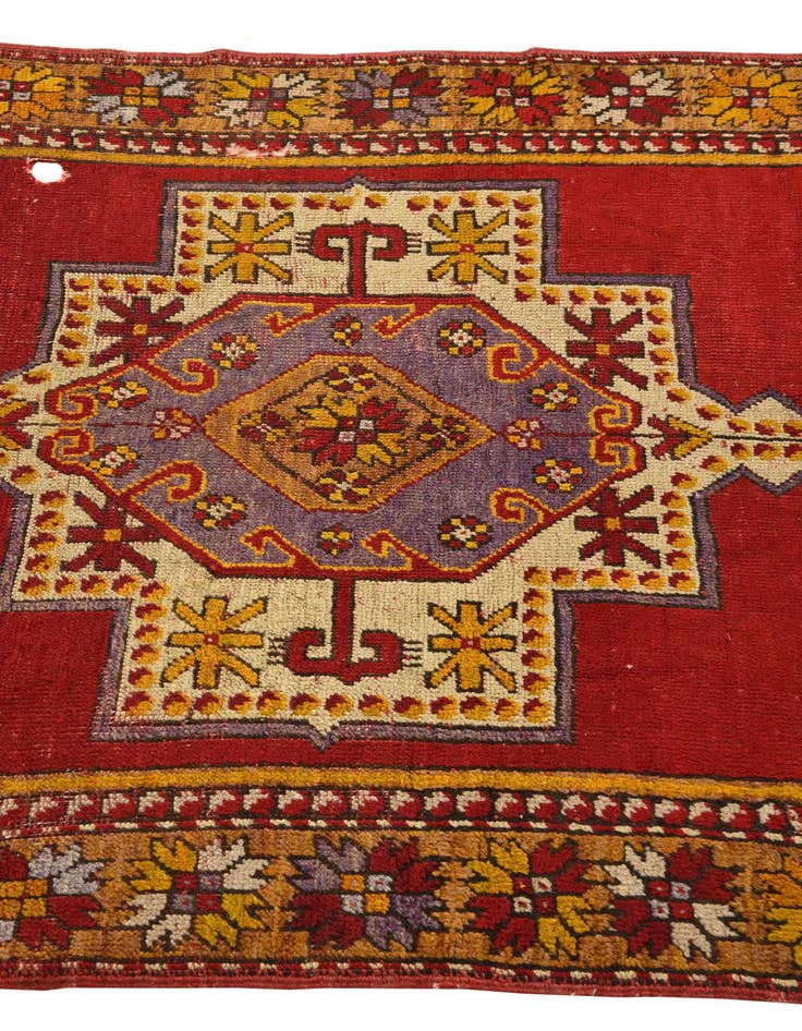 Detail image of  3' 6 x 5' 5  Hand Knotted Anatolian Oriental Wool Rug