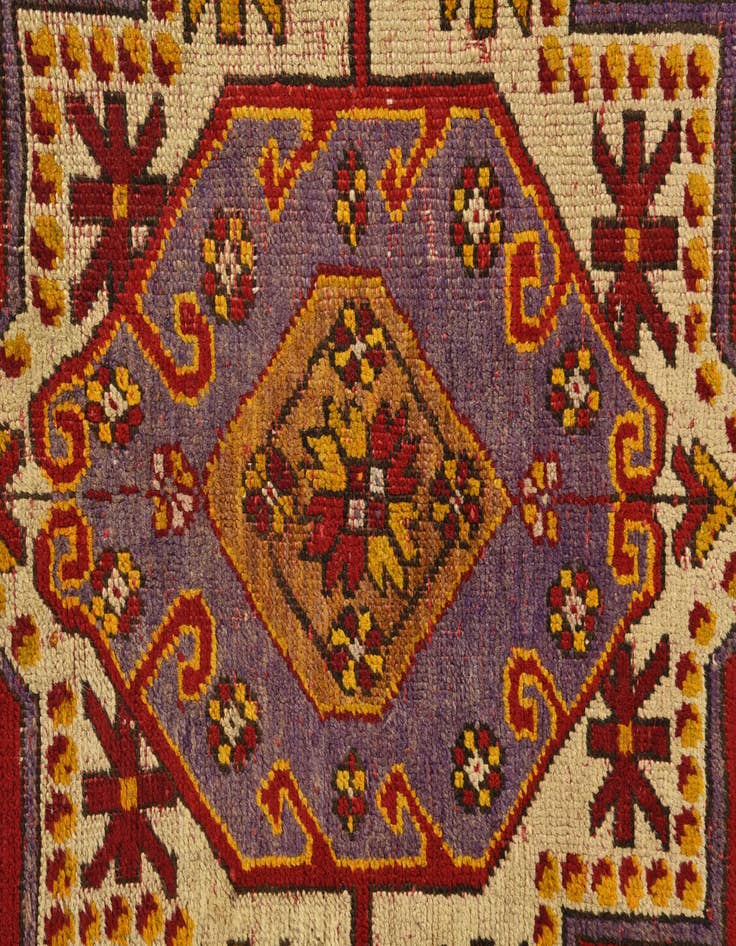 Detail image of  3' 6 x 5' 5  Hand Knotted Anatolian Oriental Wool Rug