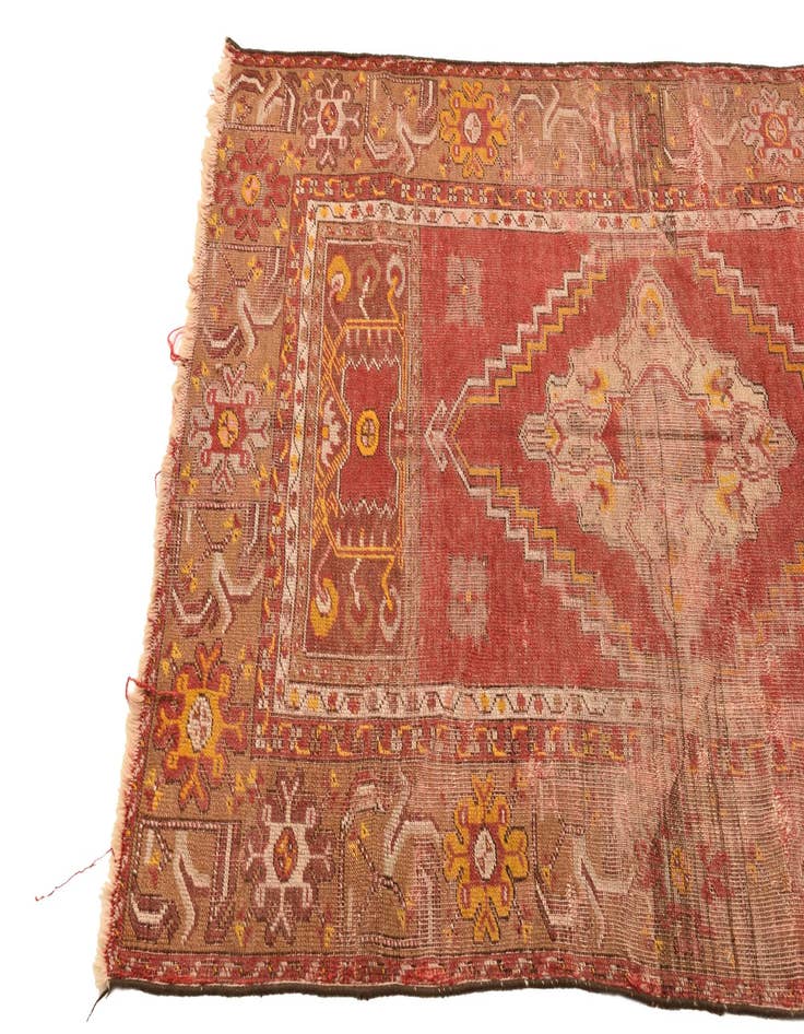 Detail image of  3' 2 x 5'  Hand Knotted Anatolian Oriental Wool Rug